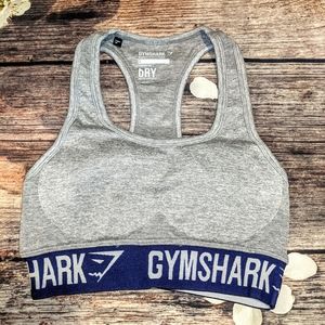 Light gray size S. GymShark Flex sports bra